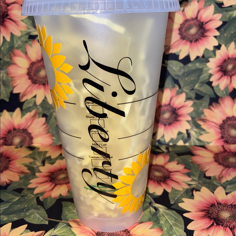 Starbucks cold cups personalized